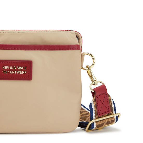 Kipling Riri Fashion Crossbody Bags Natural Beige Combo | CA 1218WN